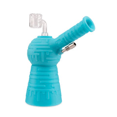 Ooze Blaster Silicone Glass 4-in-1 Hybrid Water Pipe and Dab Straw - Discreet Smoker