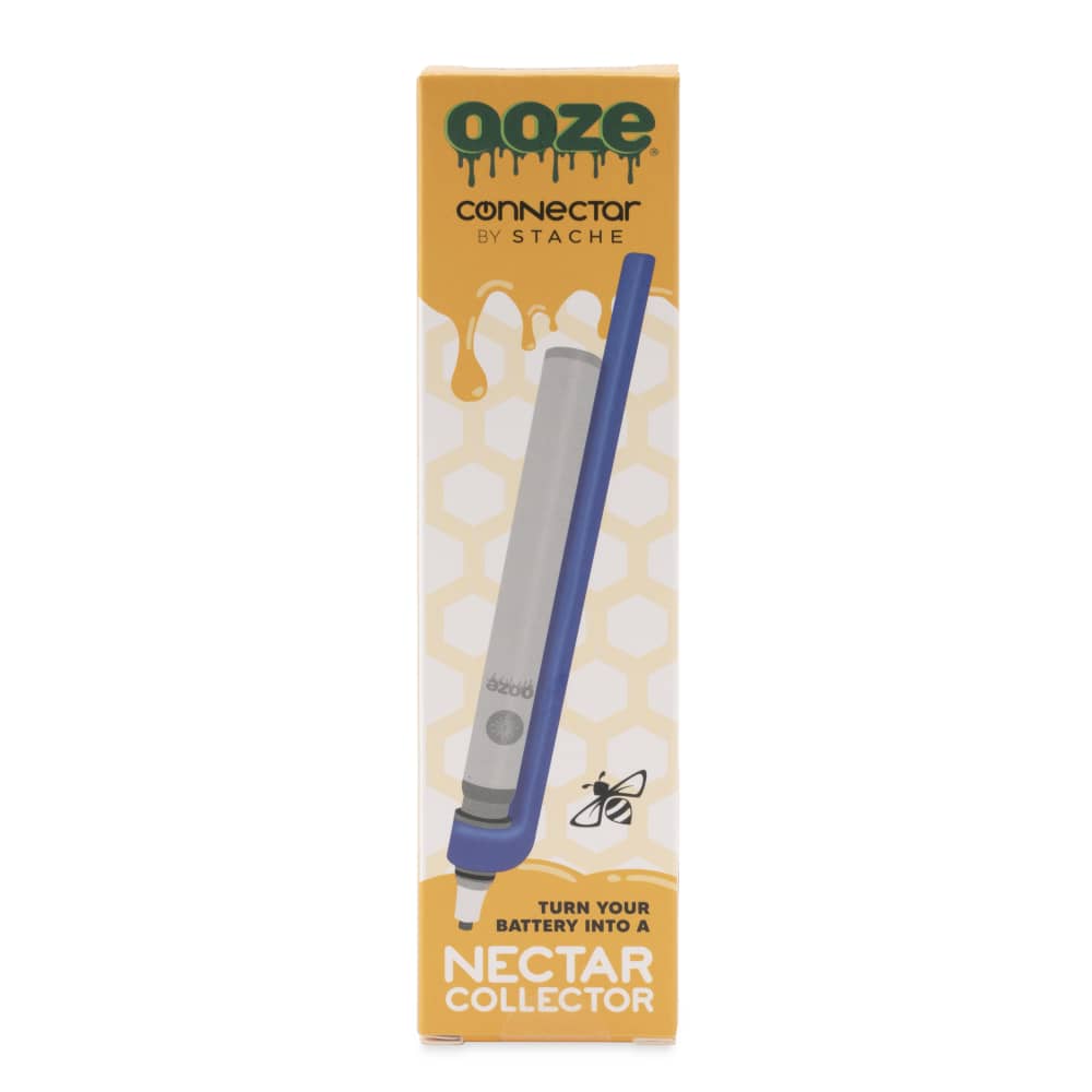 Ooze x Stache ConNectar - 510 Thread Dab Straw Vape Pen Attachment - Discreet Smoker