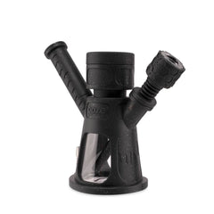 Ooze Hyborg Silicone Glass 4-in-1 Hybrid Water Pipe and Nectar Collector - Discreet Smoker