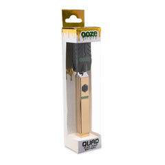 Ooze Quad 510 Thread 500 mAh Square Vape Pen Battery - Discreet Smoker