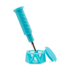Ooze Hyborg Silicone Glass 4-in-1 Hybrid Water Pipe and Nectar Collector - Discreet Smoker