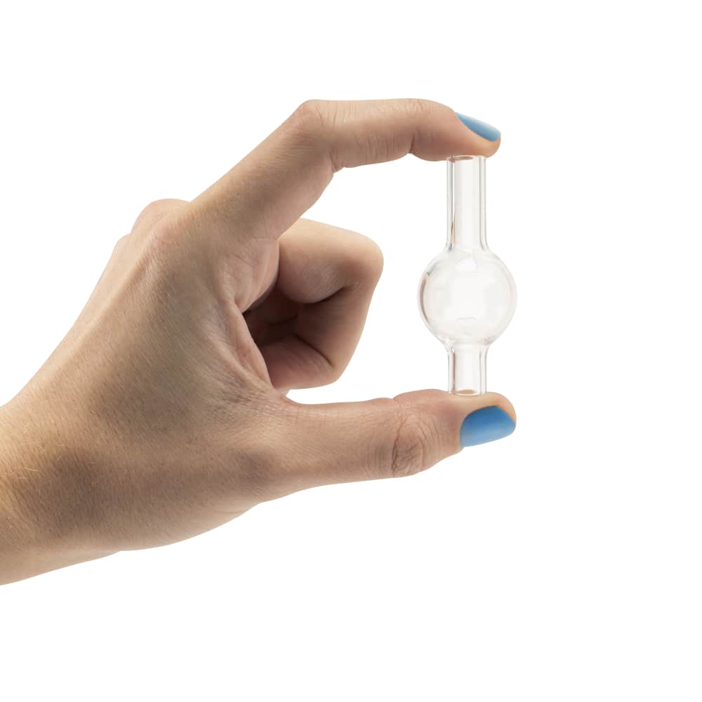 Full Quartz Bubble Carb Cap - Discreet Smoker