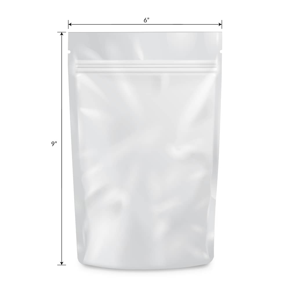 Loud Lock 1 Ounce Mylar Smell Proof Vacuum Seal Bags - 1,000 Count - Discreet Smoker