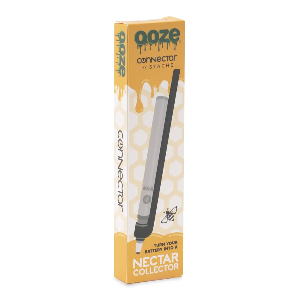 Ooze x Stache ConNectar - 510 Thread Dab Straw Vape Pen Attachment - Discreet Smoker