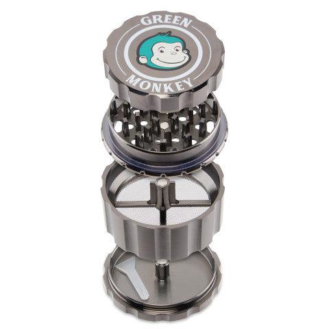 Green Monkey Grinder - Javan 4pc - 63mm - Discreet Smoker