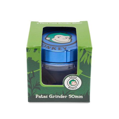 Green Monkey Grinder - Patas 2pc - 50mm - Discreet Smoker