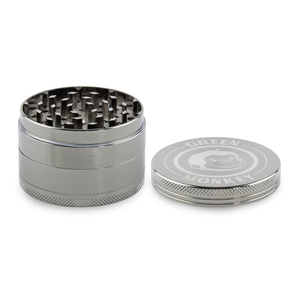 Green Monkey Grinder - Capuchin 4pc - 63mm - Discreet Smoker