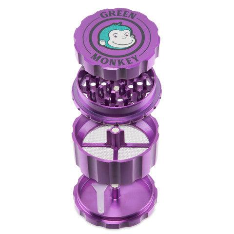 Green Monkey Grinder - Javan 4pc - 63mm - Discreet Smoker
