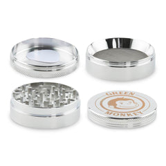 Green Monkey Grinder - Capuchin 4pc - 63mm - Discreet Smoker