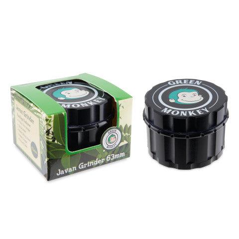 Green Monkey Grinder - Javan 4pc - 63mm - Discreet Smoker