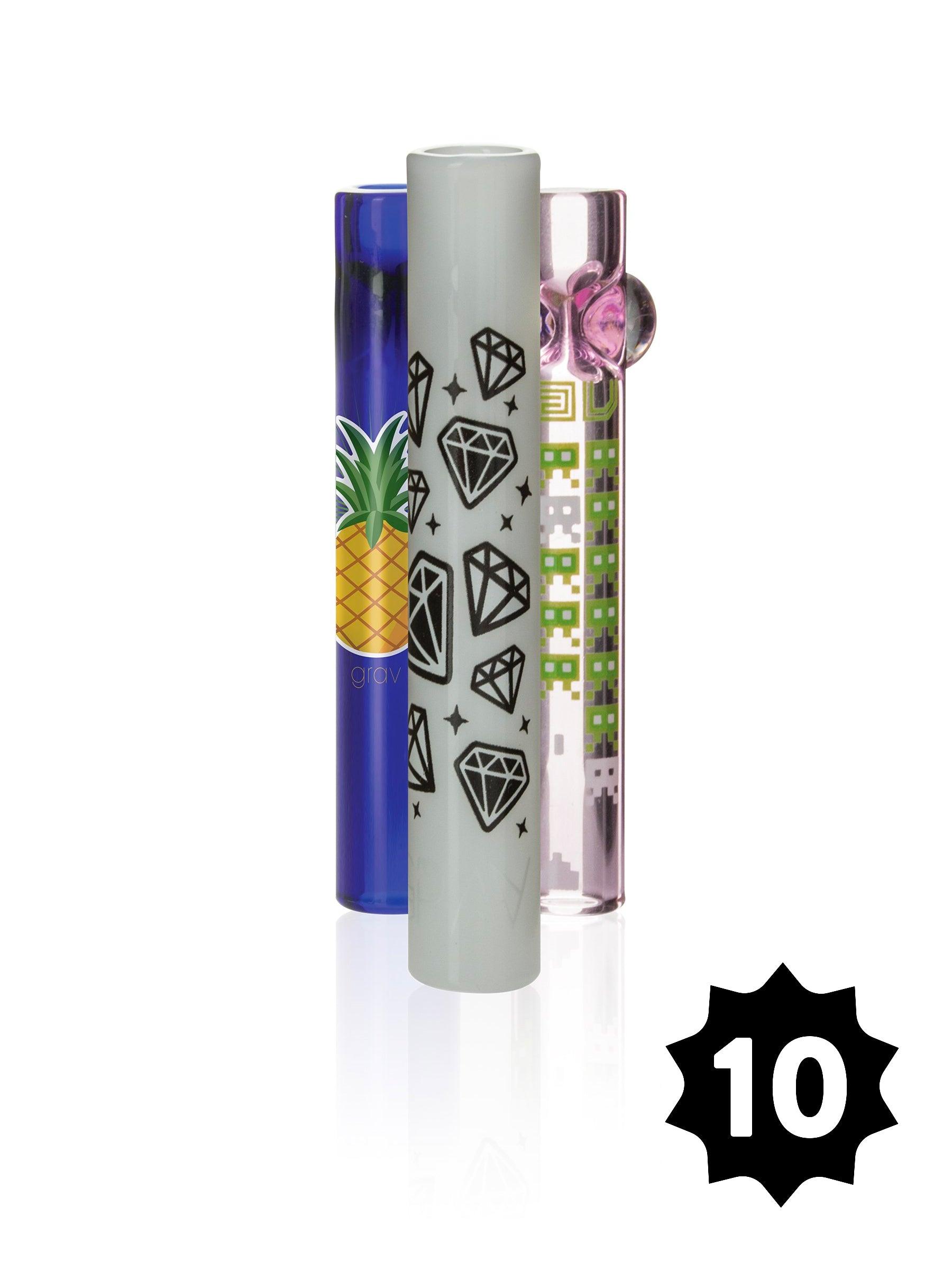 12mm GRAV® Whimsical Taster® - Pack of 10 - Discreet Smoker