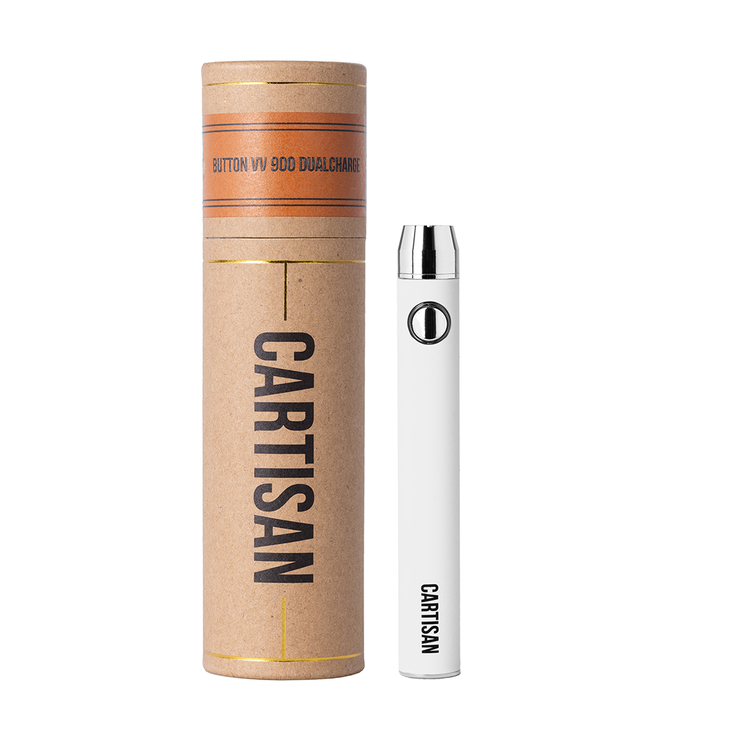 Cartisan Button VV 900 Dual Charge (MICRO-USB) 2G Variants - Discreet Smoker