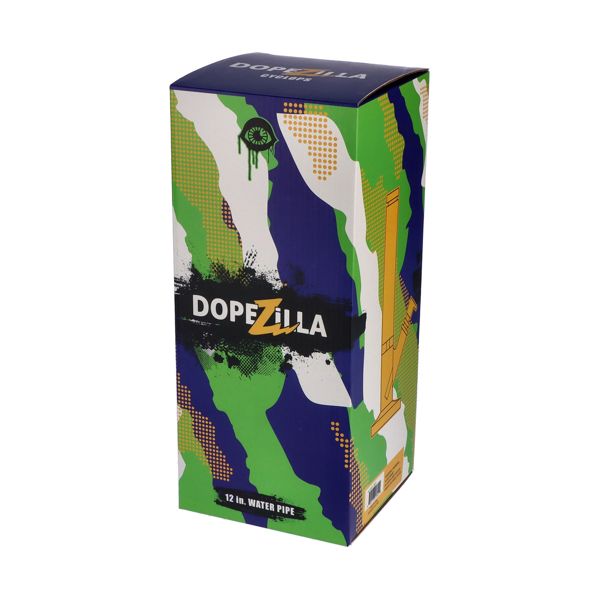 DOPEZILLA CYCLOPS 8 IN AND 12 IN STRAIGHT WATER PIPE - Discreet Smoker