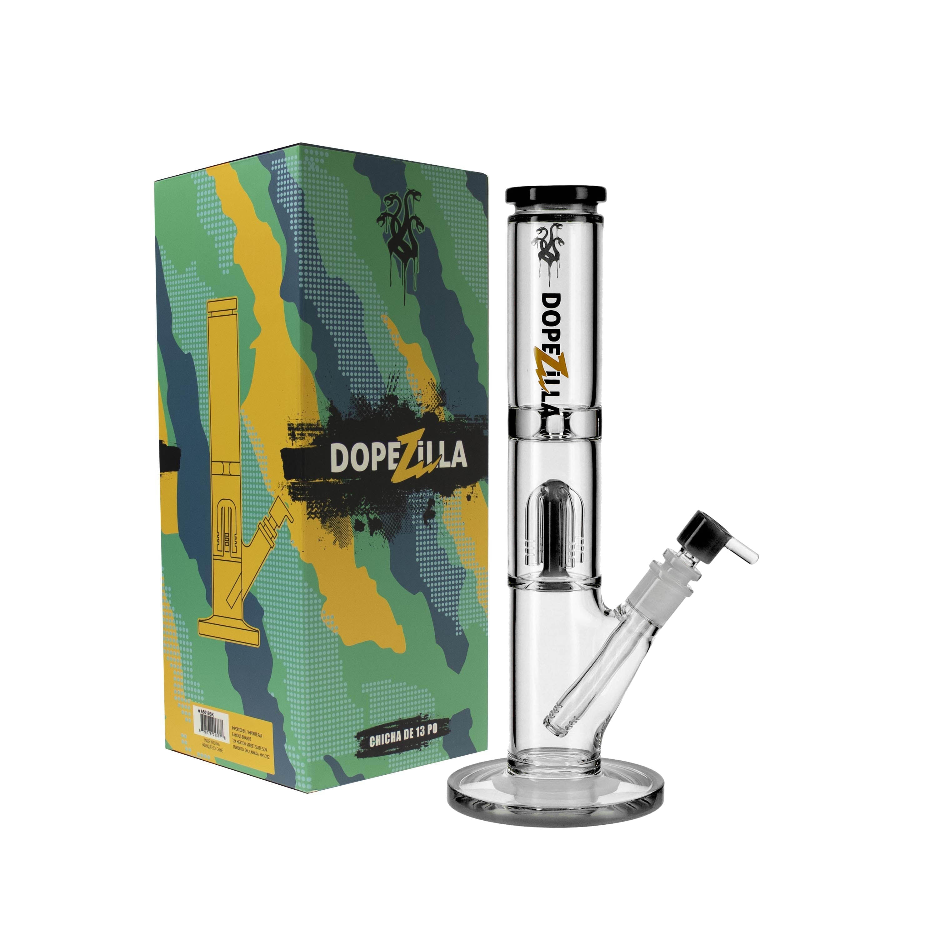 Hydra Straight Water Pipe - Discreet Smoker