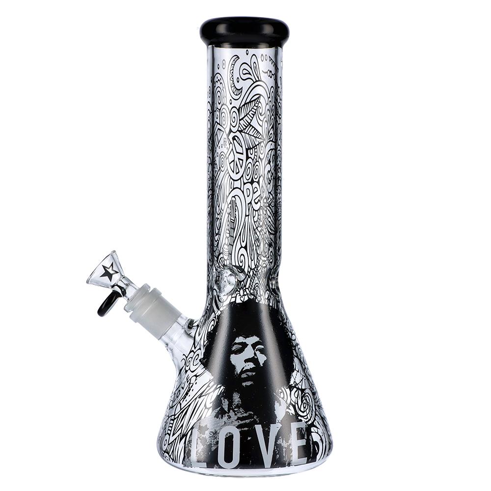Rock Legends Jimi Love Water Pipe 12 in. - Discreet Smoker