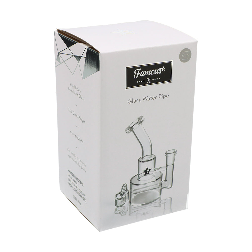 Famous X 6" Stack Dab Rig - Discreet Smoker
