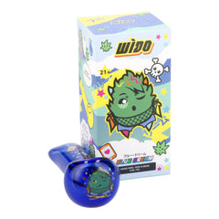 4" Blue Dream Hand Pipe - Transparent Blue - Discreet Smoker