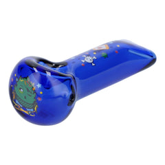 4" Blue Dream Hand Pipe - Transparent Blue - Discreet Smoker