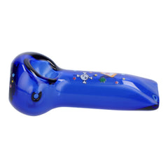4" Blue Dream Hand Pipe - Transparent Blue - Discreet Smoker