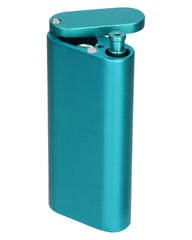 Teal Dugout w/ One Hitter - 4in. - Discreet Smoker
