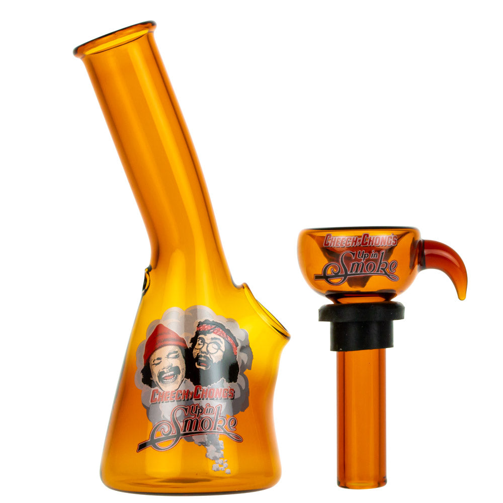 4" "Up In Smoke" Mini Bong - Discreet Smoker