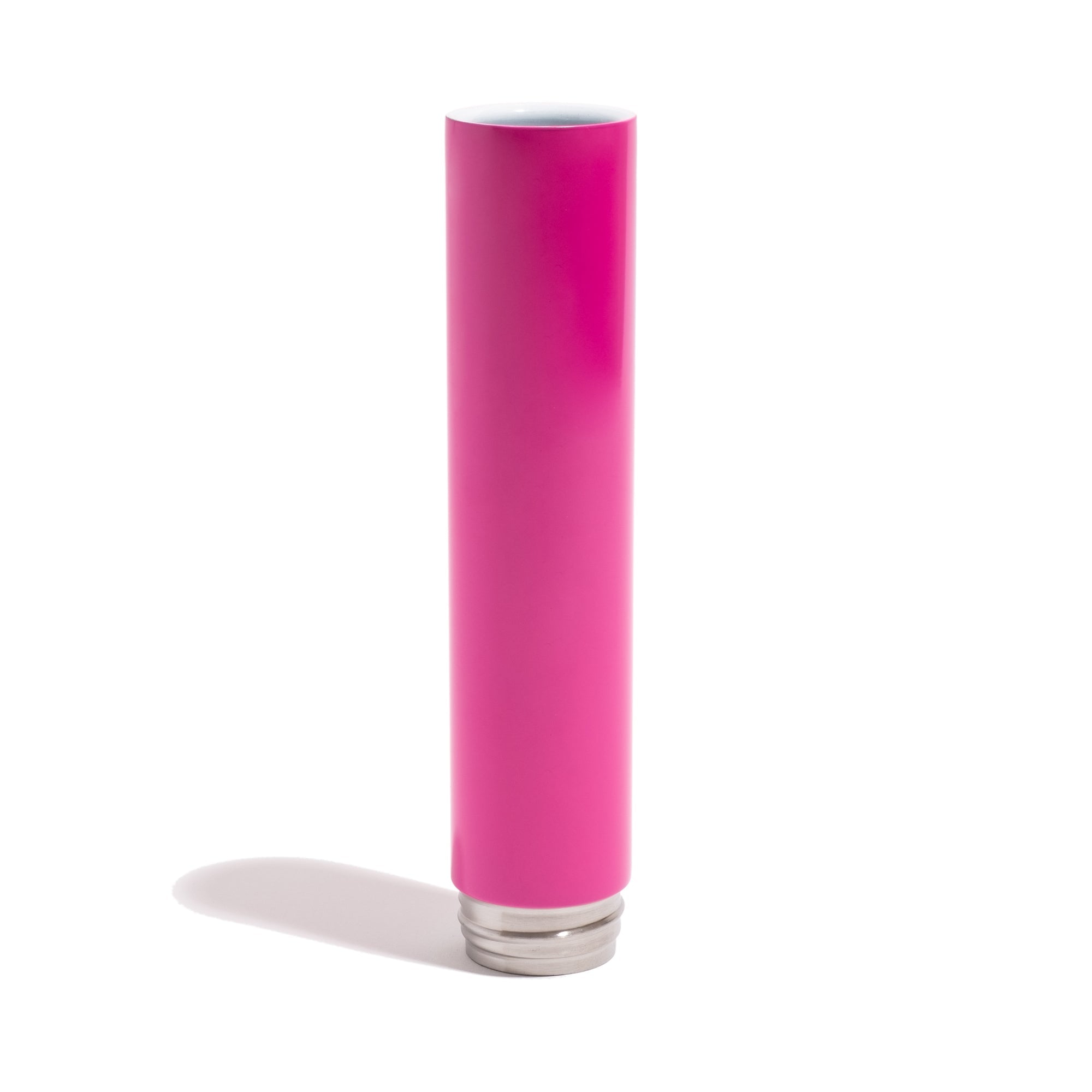 Stainless Steel Pink Glossy Bong - Discreet Smoker
