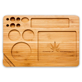 Bamboo Rolling Tray - Discreet Smoker