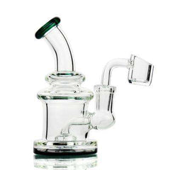 4 Inch Mini Pocket Dab Rig w/ Banger - Discreet Smoker