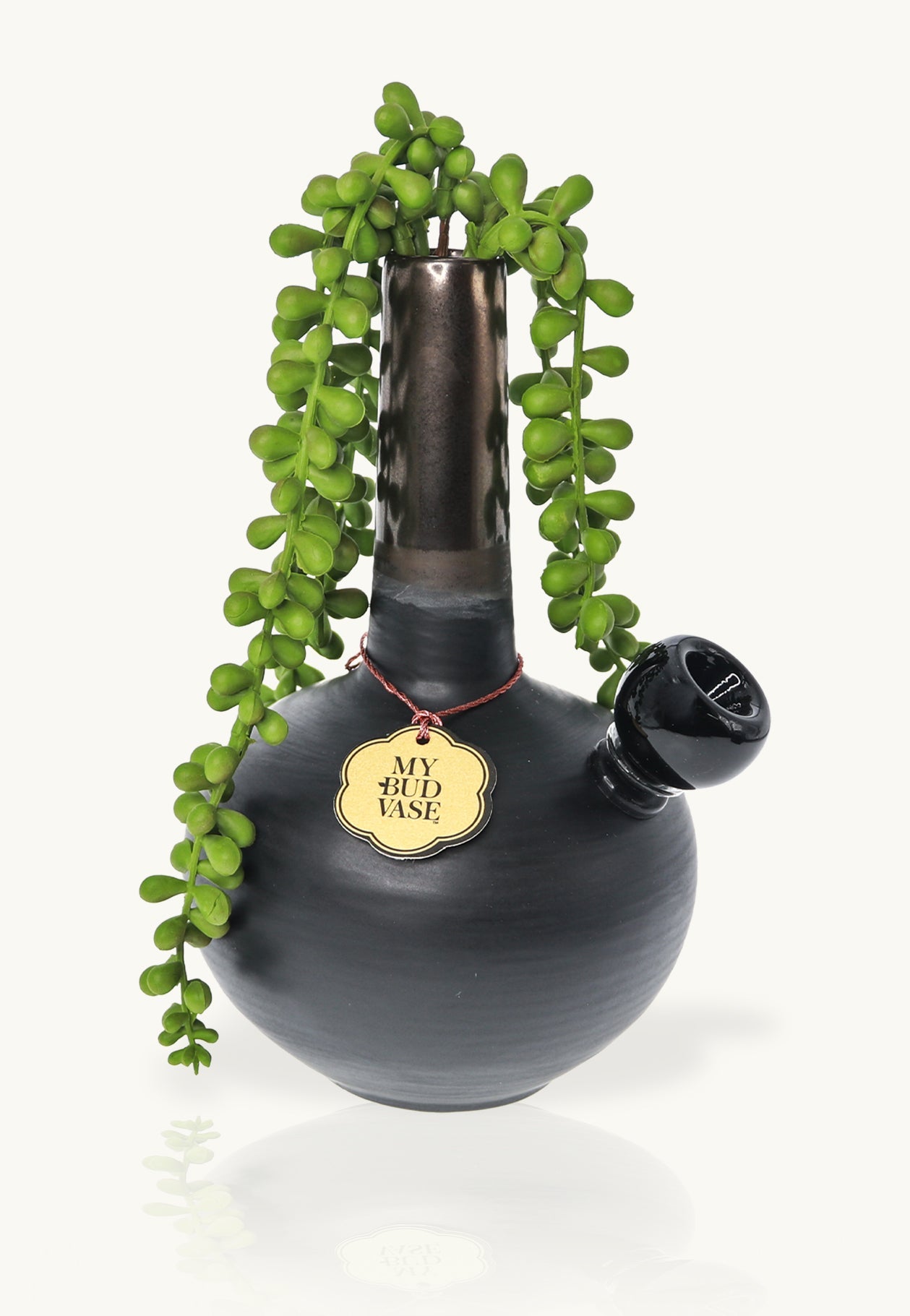 DeAngelo Vase Bong w/ Stash Jar - Discreet Smoker