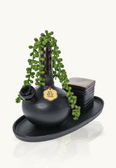 DeAngelo Vase Bong w/ Stash Jar - Discreet Smoker