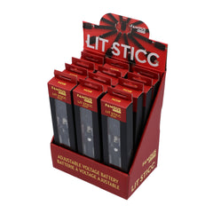 Famous-Lit Sticc Variable Voltage 510 Battery - (12 Pack) - Discreet Smoker
