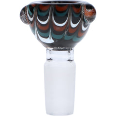 14mm Male Wig Wag Bubble Bowl - Discreet Smoker