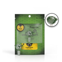 GLASS FLOWER BOWL - Discreet Smoker