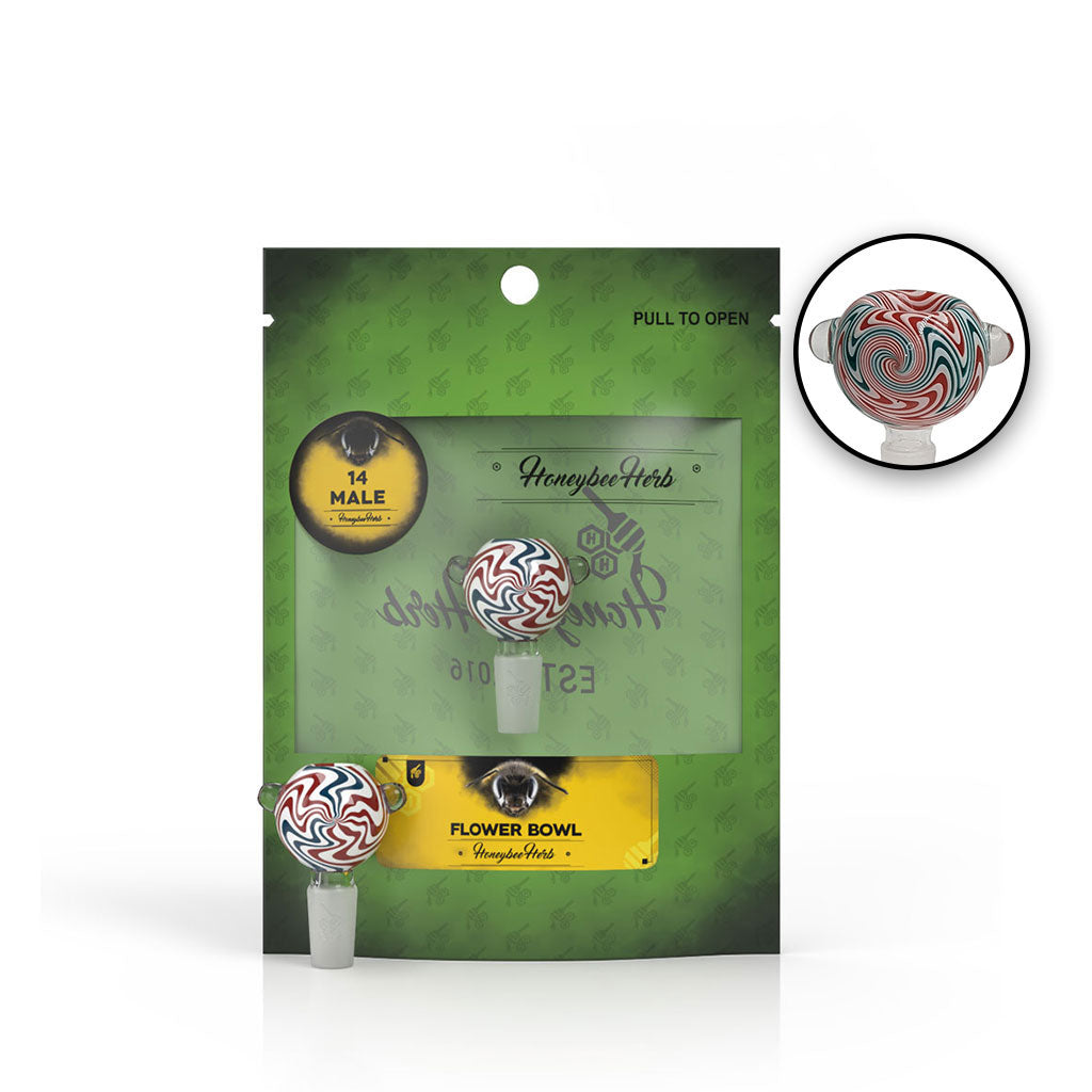 GLASS FLOWER BOWL - Discreet Smoker