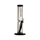 Groove Straight Tube Water Pipe - Discreet Smoker