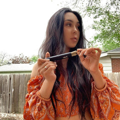 King Size Smell Proof Tube Container - Front View Open With Model