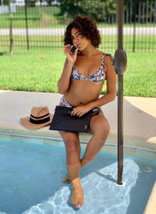 Large Smell Proof Bag with Lock - Front View With Model