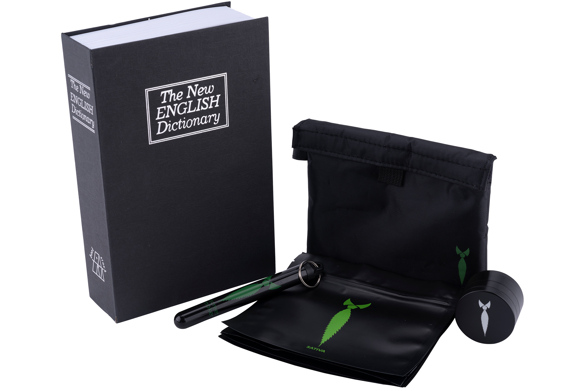Hidden Smell Proof Stash Book Combo - Discreet Smoker