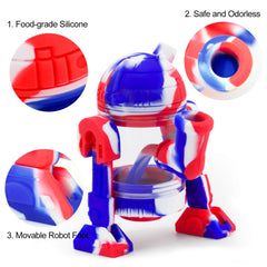Silicone Bubbler Robot - Discreet Smoker