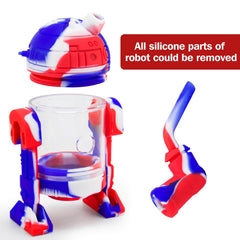 Silicone Bubbler Robot - Discreet Smoker