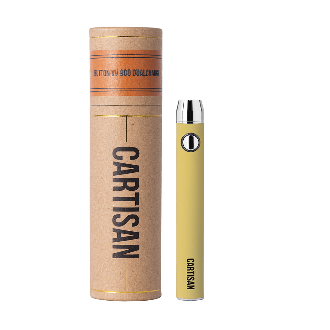 Cartisan Button VV 900 Dual Charge (MICRO-USB) 2G Variants - Discreet Smoker