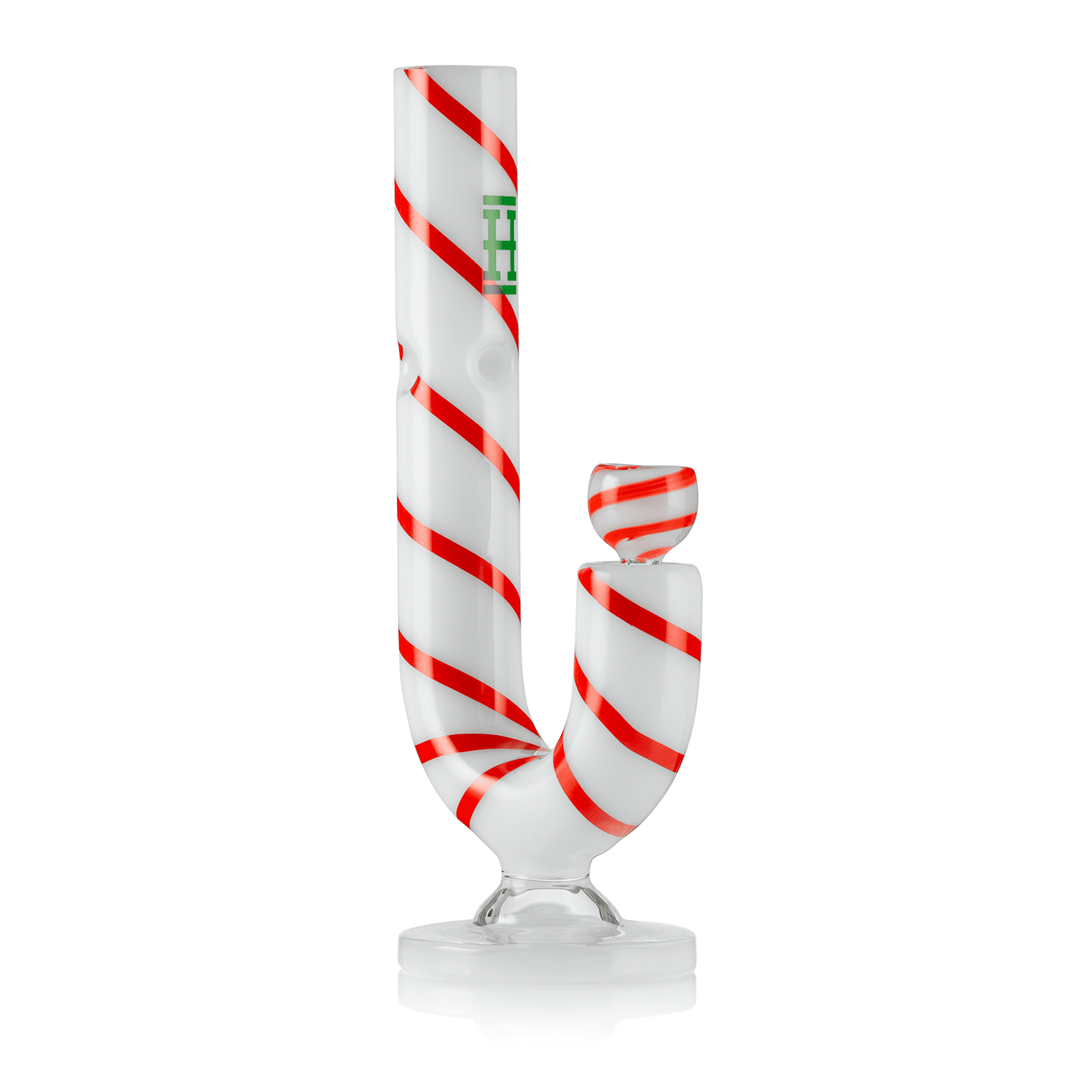 HEMPER - Candy Cane XL Bong 10.5" - Discreet Smoker