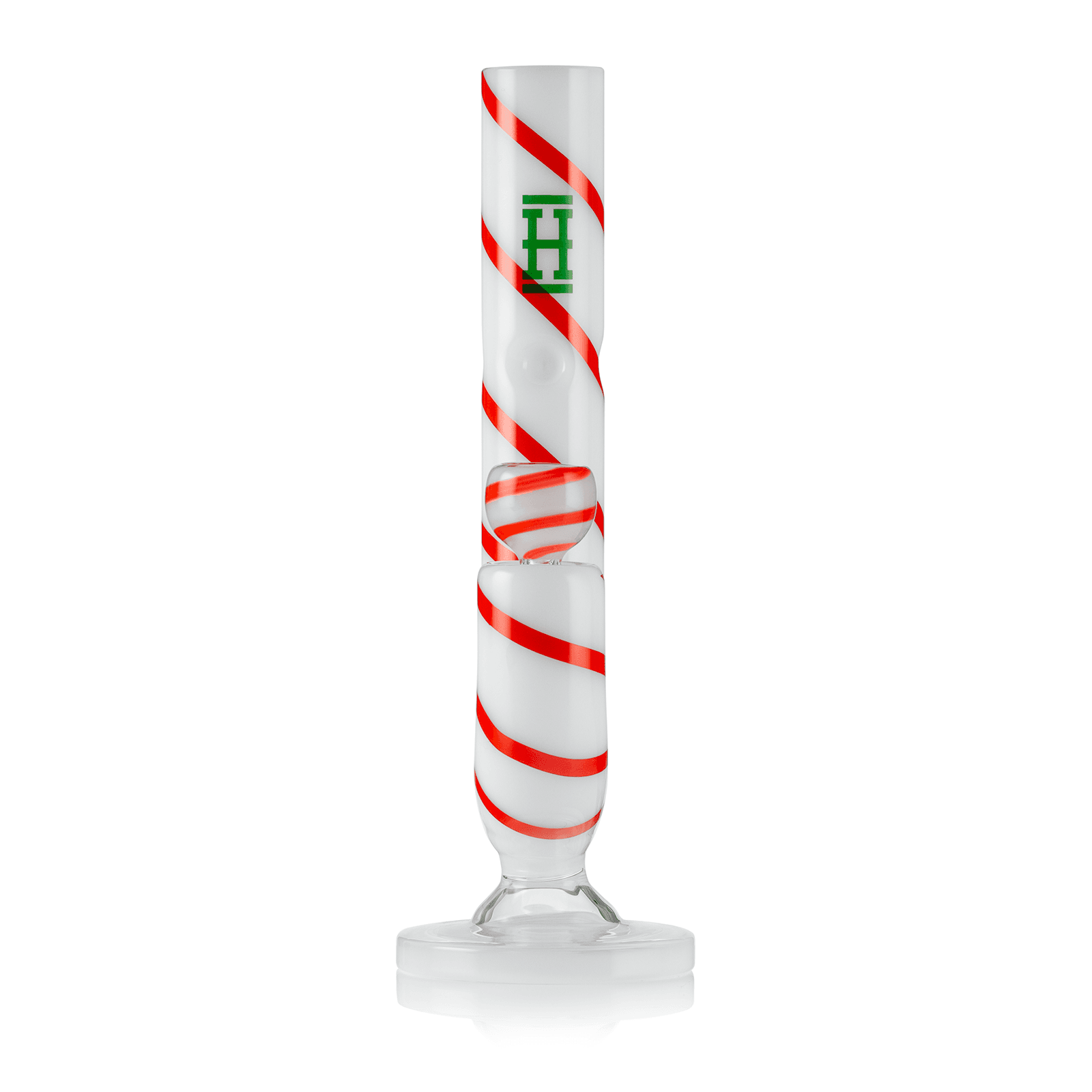 HEMPER - Candy Cane XL Bong 10.5" - Discreet Smoker