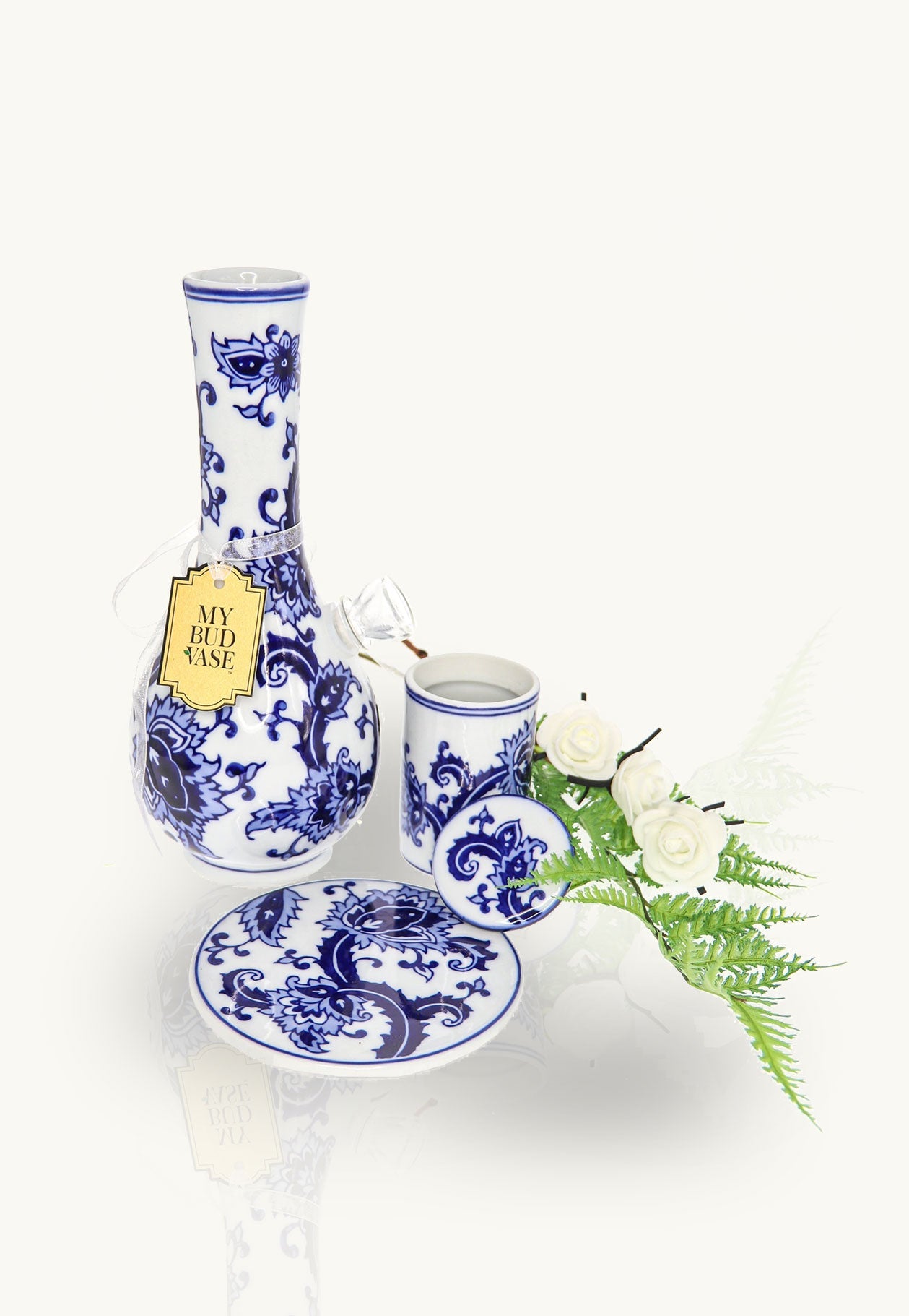 Joy Vase Bong w/ Stash Jar - Discreet Smoker