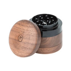 Marley Natural Grinder 4 Piece Small Black Walnut - Discreet Smoker
