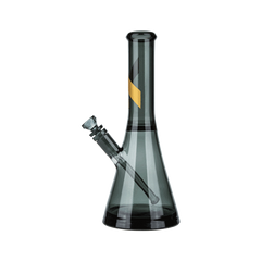 Marley Natural Water Pipe Smoked Glass Gold Stripe Decal - Discreet Smoker