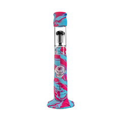 Medusa Customs Silicone Straight Tube w/Percolator - Discreet Smoker