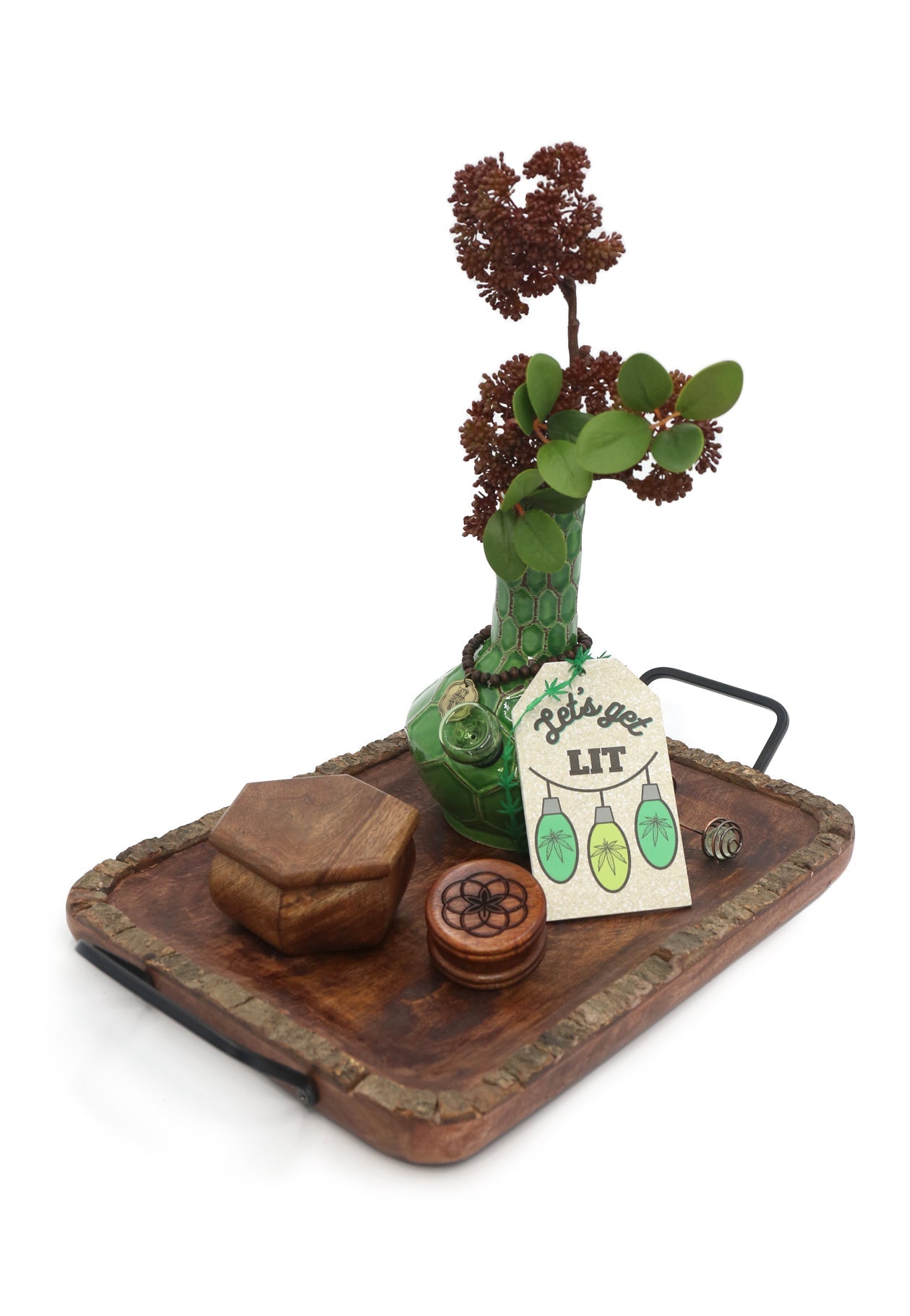 Woodland Turtle Vase Bong Set - Discreet Smoker