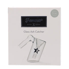 Famous X 45 Degree Glass Ash Catcher - Discreet Smoker