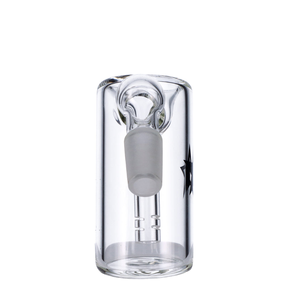 Famous X 45 Degree Glass Ash Catcher - Discreet Smoker